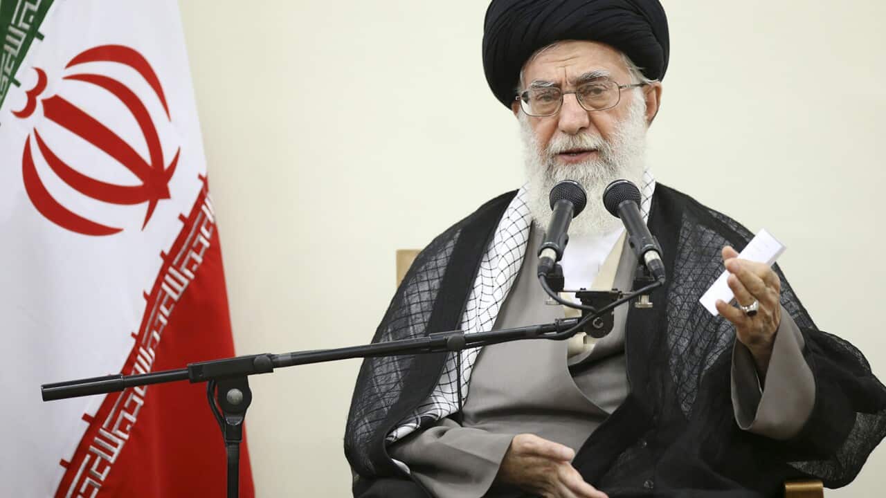Iranian supreme leader Ayatollah Ali Khamenei 