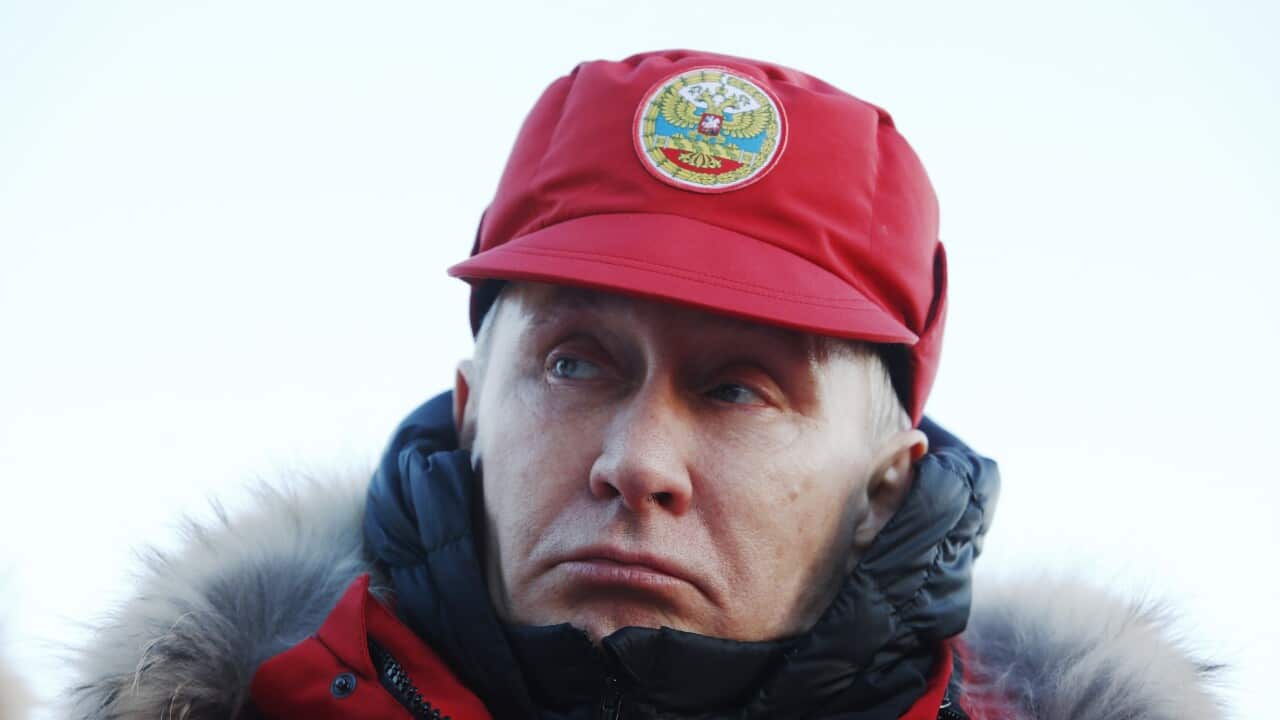 Russian President Vladimir Putin visits Franz Josef Land archipelago in the Arctic.