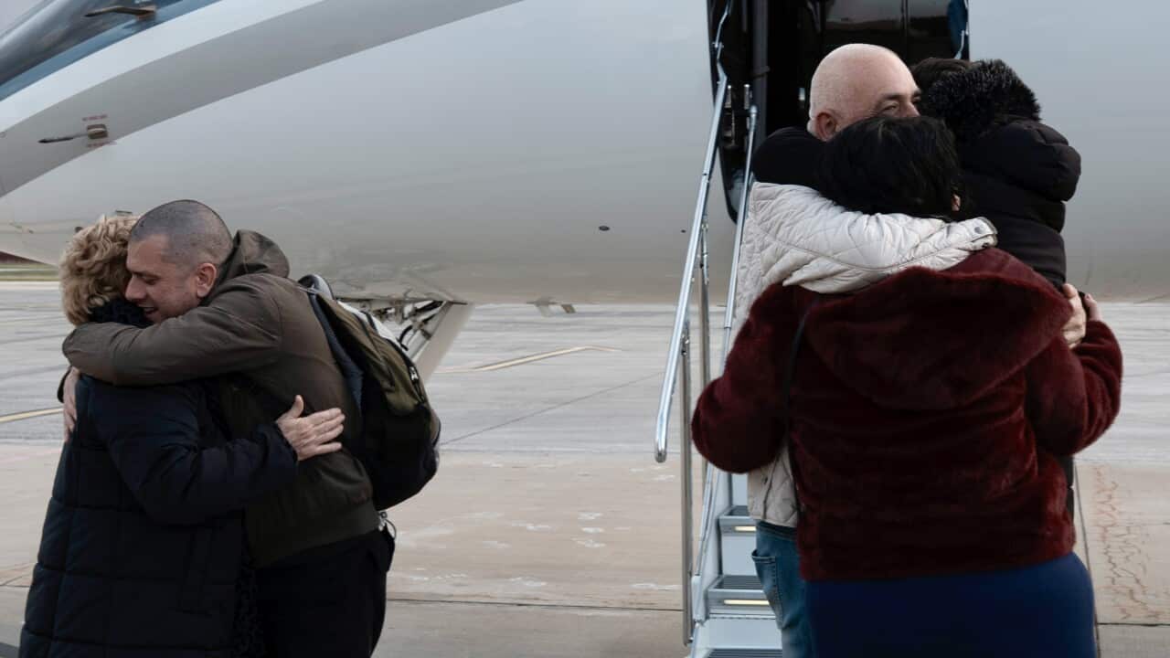 Rome, Trentini and Burlò in Italy after the liberation, state plane lands at Ciampino
