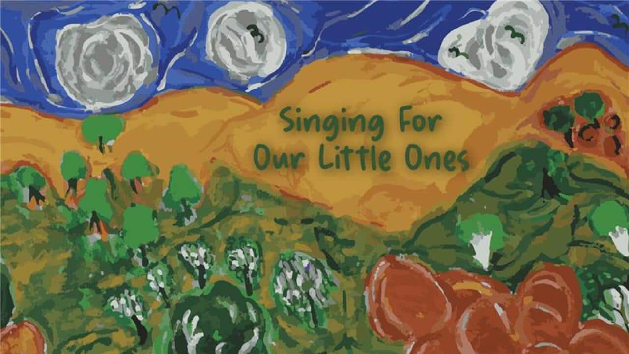 Dr. Shellie Morris album 'Singing for Our Little Ones' a celebration of the Warumungu language, collaborating with Warumungu Elders Rosemary and Marlene Plummer and Miriam Frank.