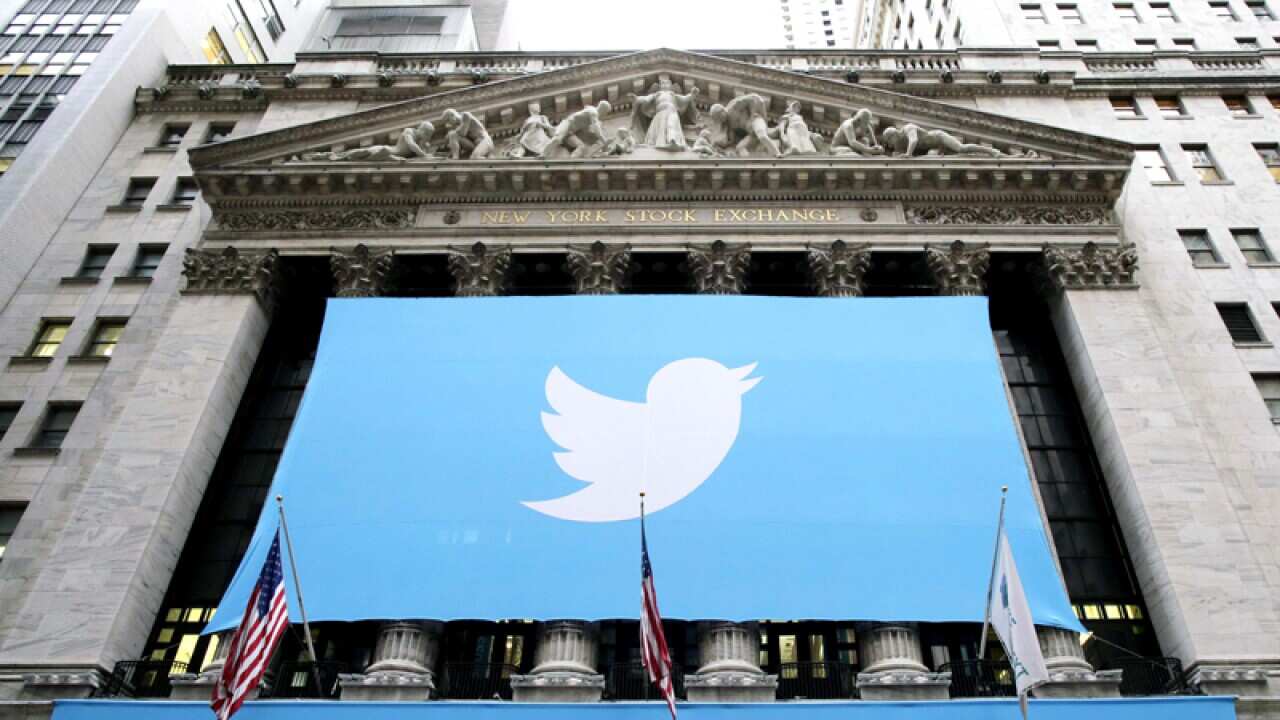 Twitter signage in New York