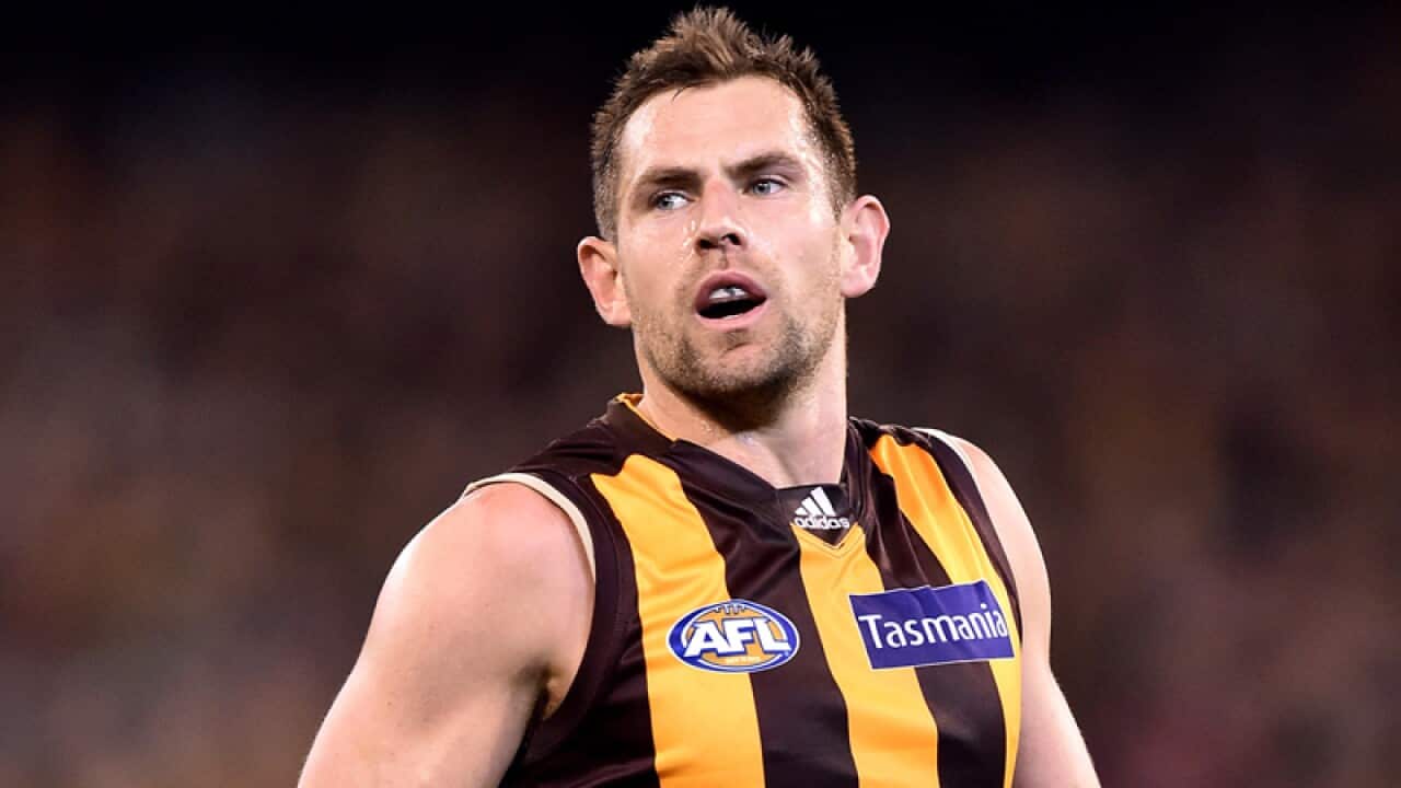 Luke Hodge of the Hawks