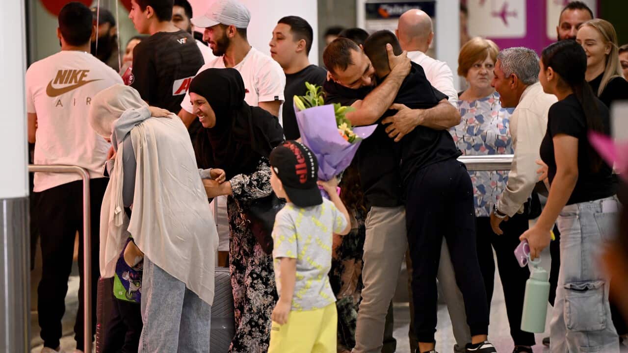 EVACUATED AUSTRALIANS ARRIVAL SYDNEY
