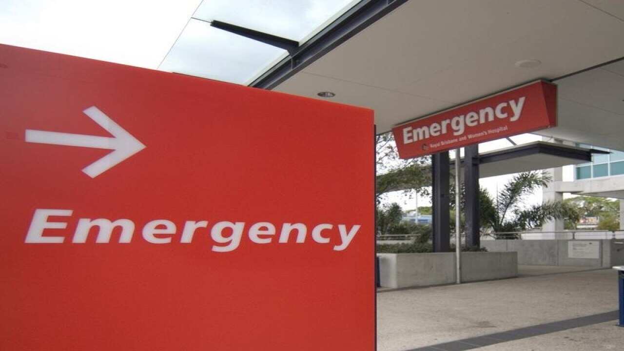 A file image of the Emergency sign at hospital.