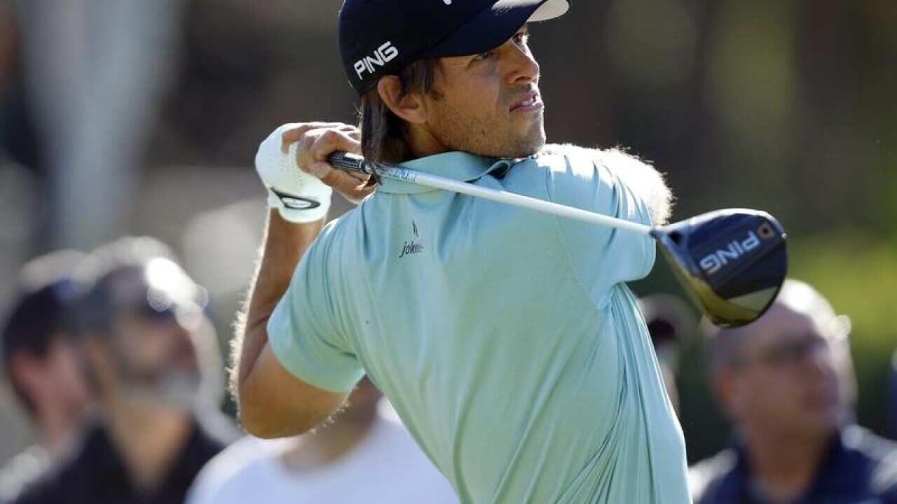 Aaron Baddeley, of Australia.
