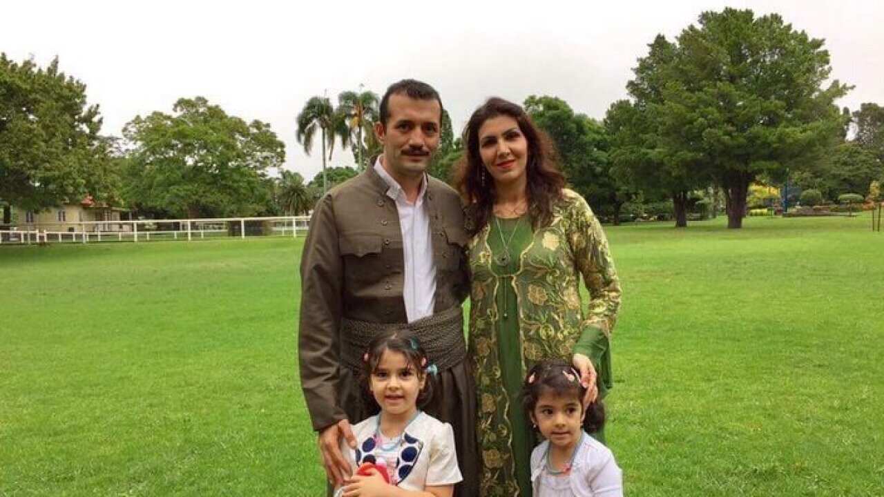 Ayad and Nadira Kakei with their children