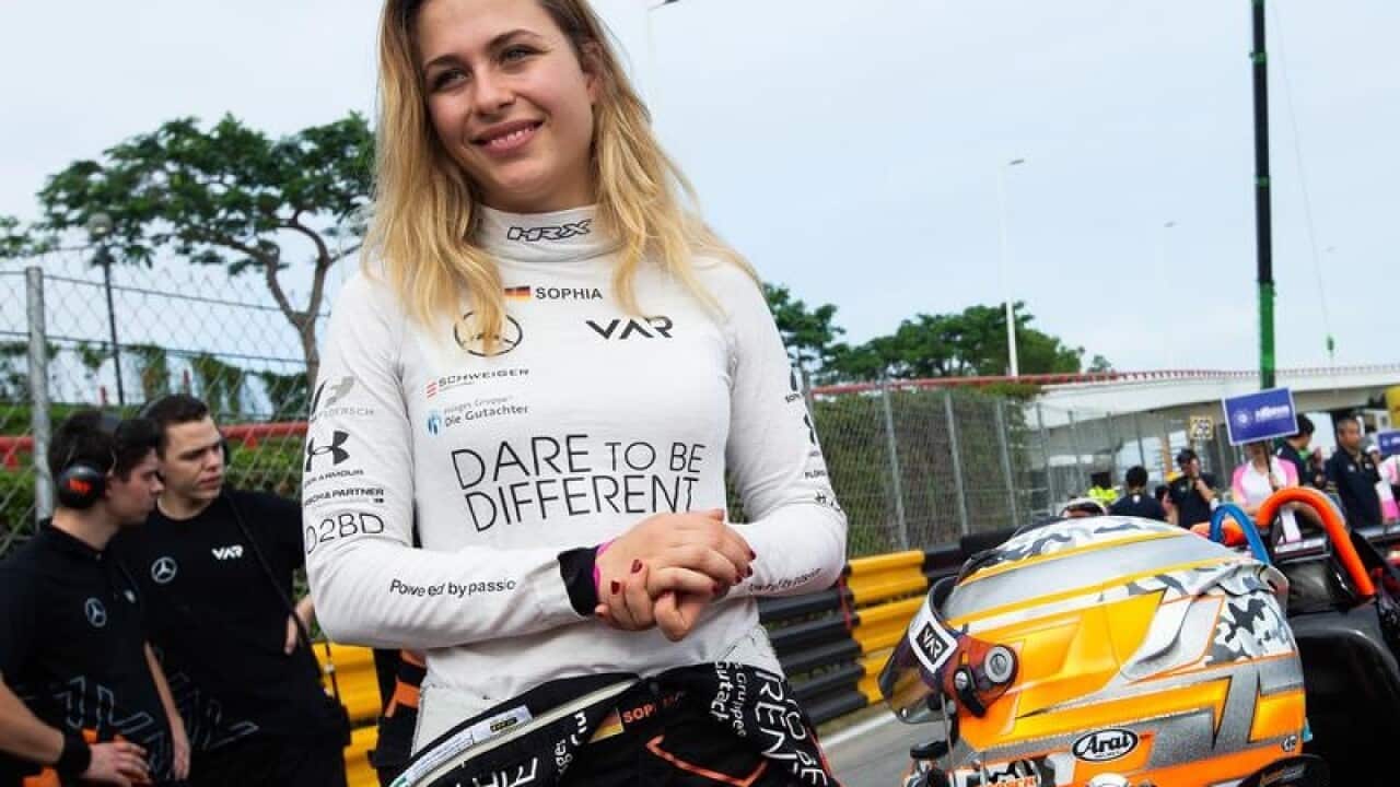 German driver Sophia Floersch.