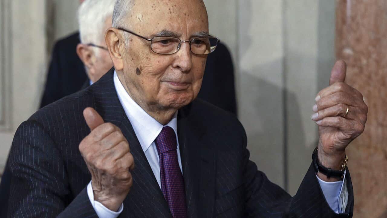 Italy Obit Napolitano