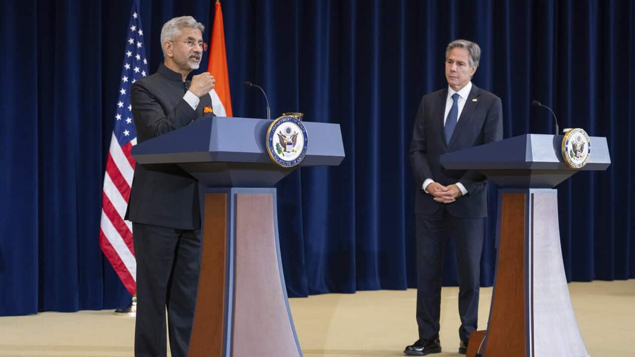 US India Blinken