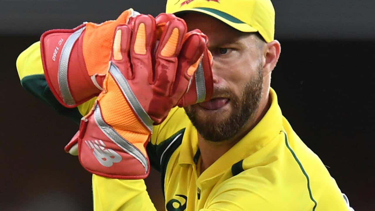 Australian wicket keeper Matthew Wade