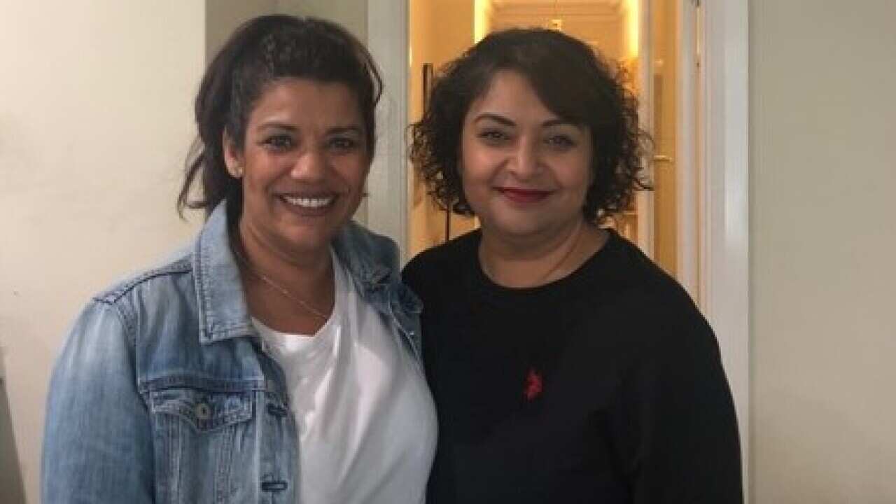 Anjanette Hardy (left) and Neera Mukherjee (right)