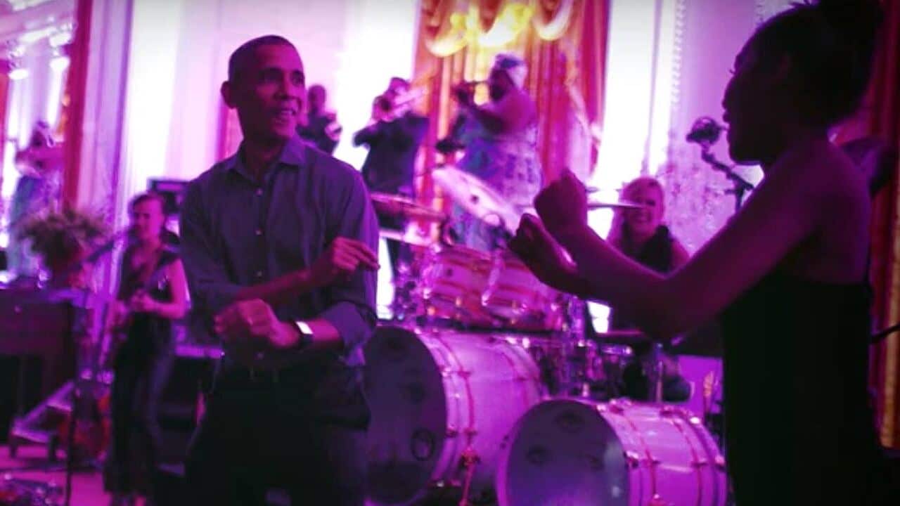 Barack Obama opens up to David Letterman on Netflix's 'My Next Guest Needs No Introduction' on dancing with his daughter.