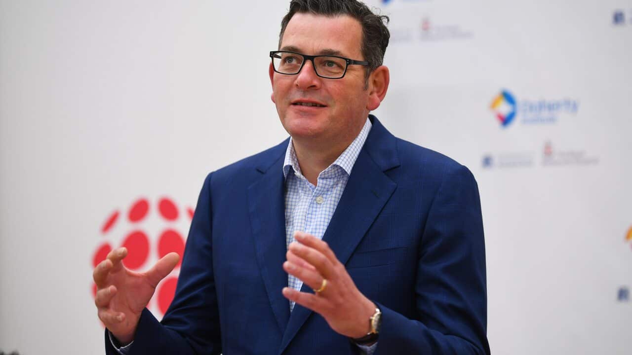 Victorian Premier Daniel Andrews addresses the media during a press conference at the Doherty Institute in Melbourne, Friday, November 13, 2020
