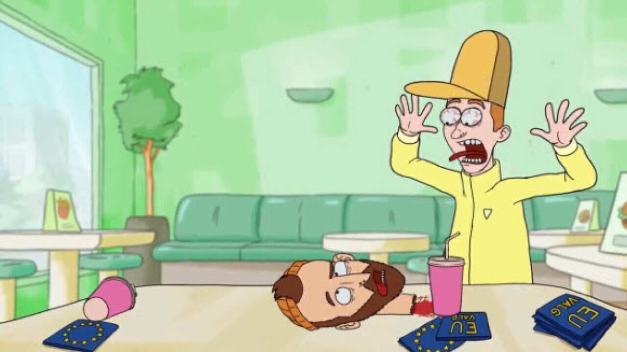 The controversial Danish campaign uses oral sex The controversial Danish campaign uses oral sex and violence to encourage young people to vote. (Screenshot: Voteman)violence to encourage young people to vote.