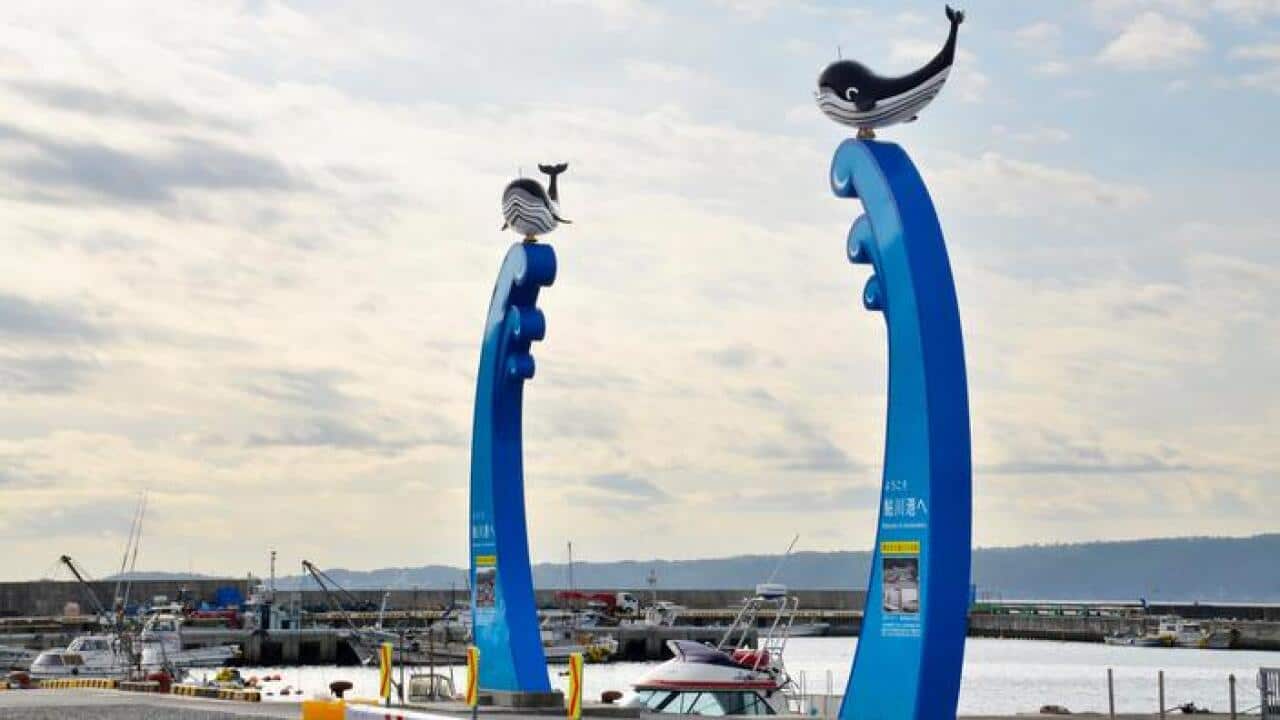 A port in Ishinomaki, a northeastern Japan city