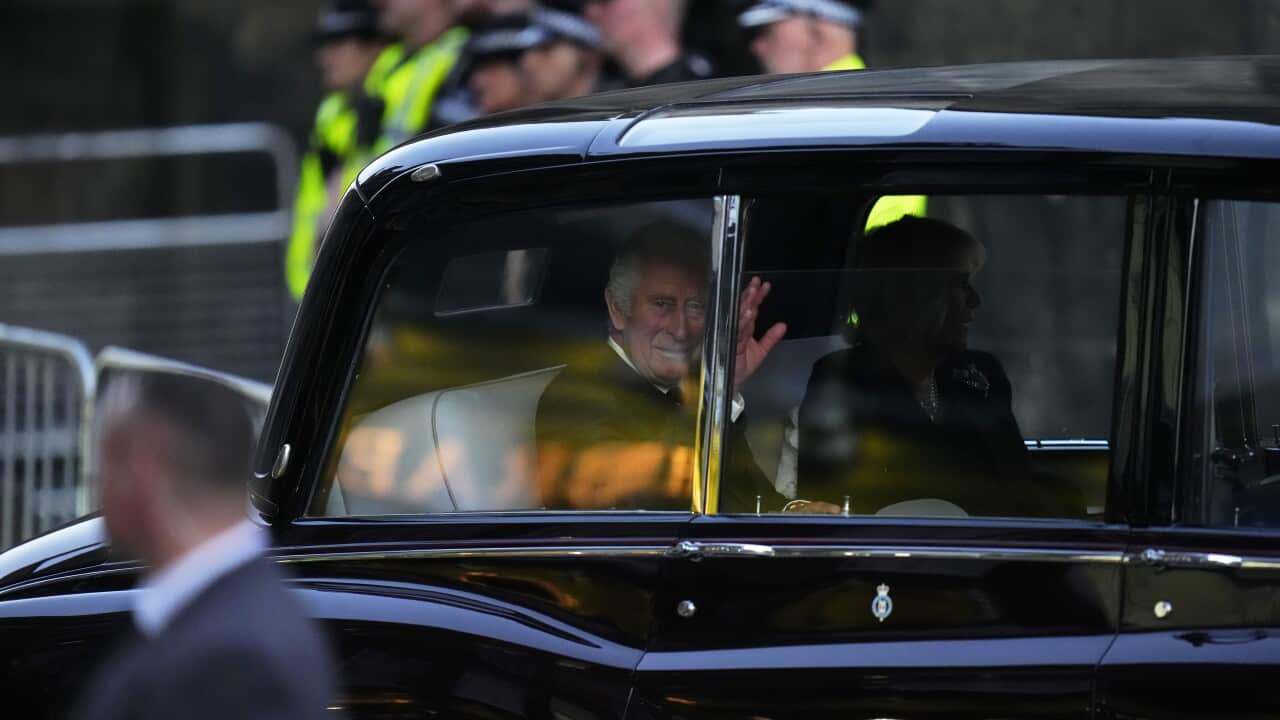 英王查爾斯三世及王后卡米拉