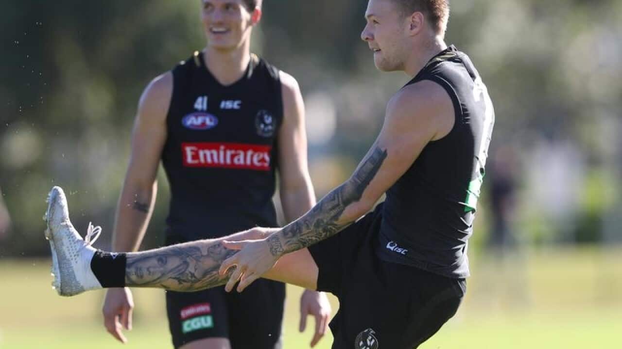 AFL MAGPIES TRAINING DE GOEY