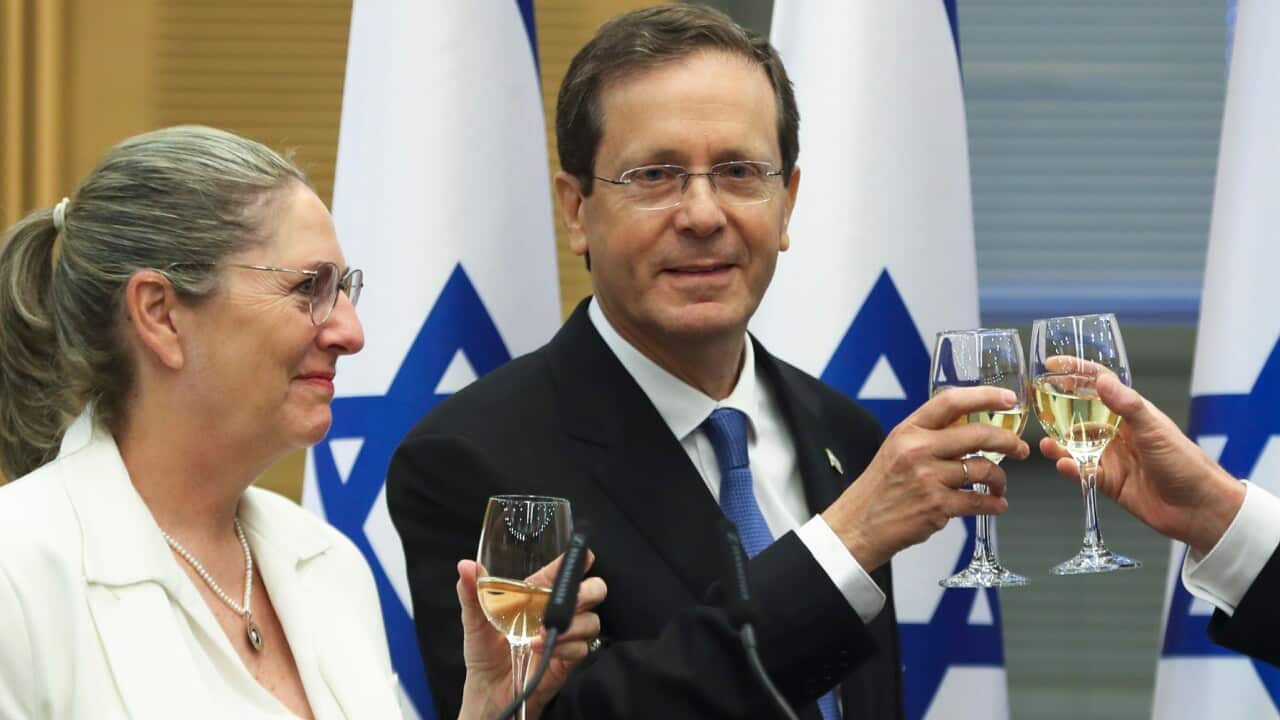 President Isaac Herzog and wife Michal