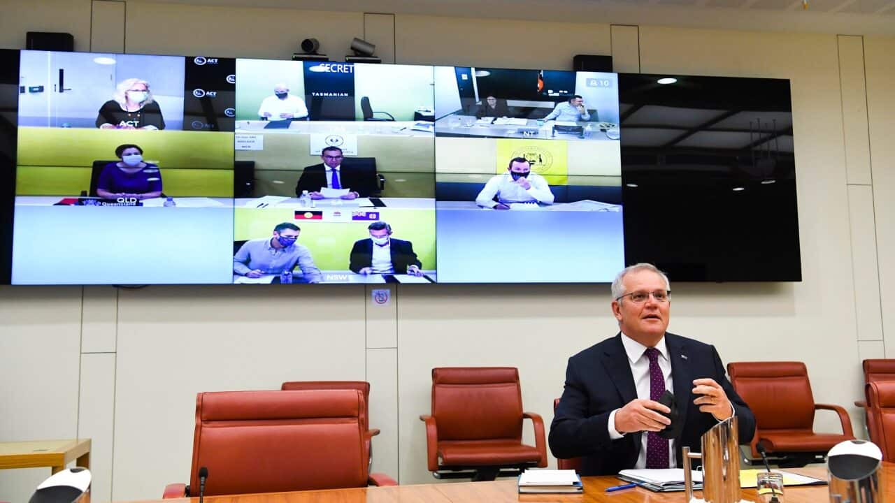 Prime Minister Scott Morrison held a national cabinet meeting on Thursday to discuss a national definition of a COVID-19 close contact.
