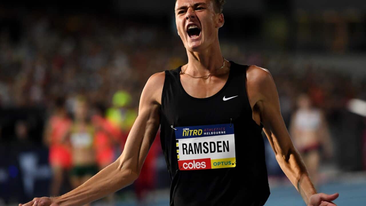 Australian middle distance runner Matthew Ramsden