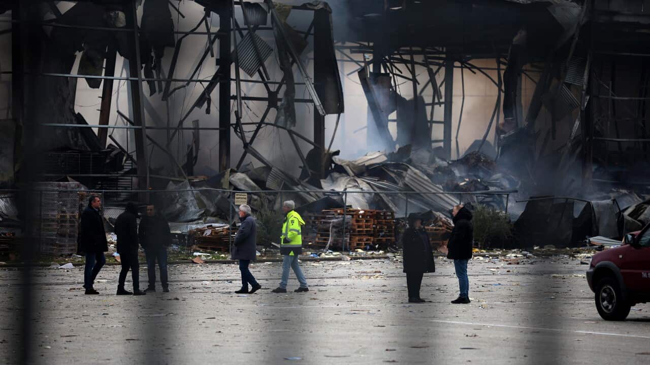 Fire at biscuit factory in Trikala, Thessaly
