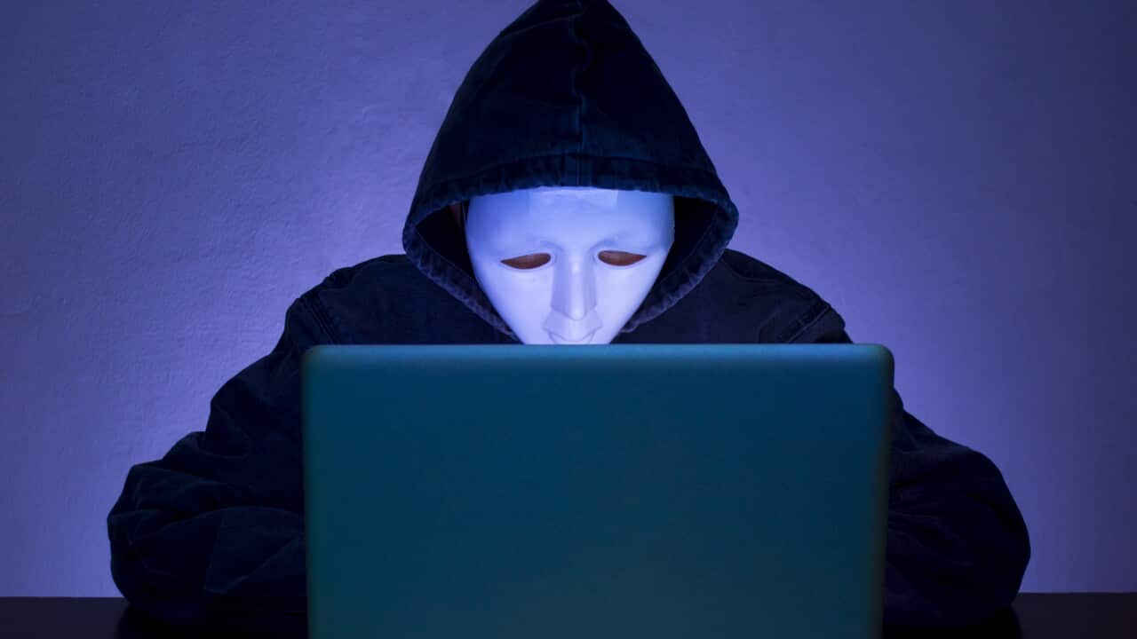 Blue Computer Hacker