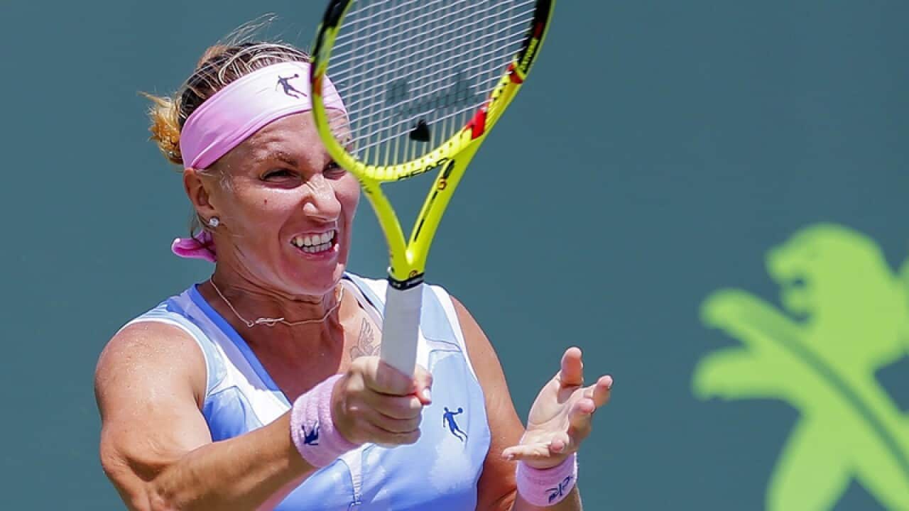 Svetlana Kuznetsova of Russia.