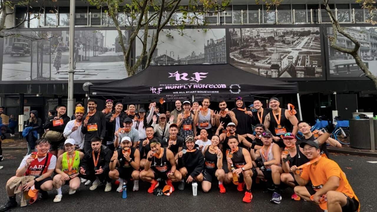 Membru RUNFLY Run Club iha HOKA Runway Sydney Half Marathon