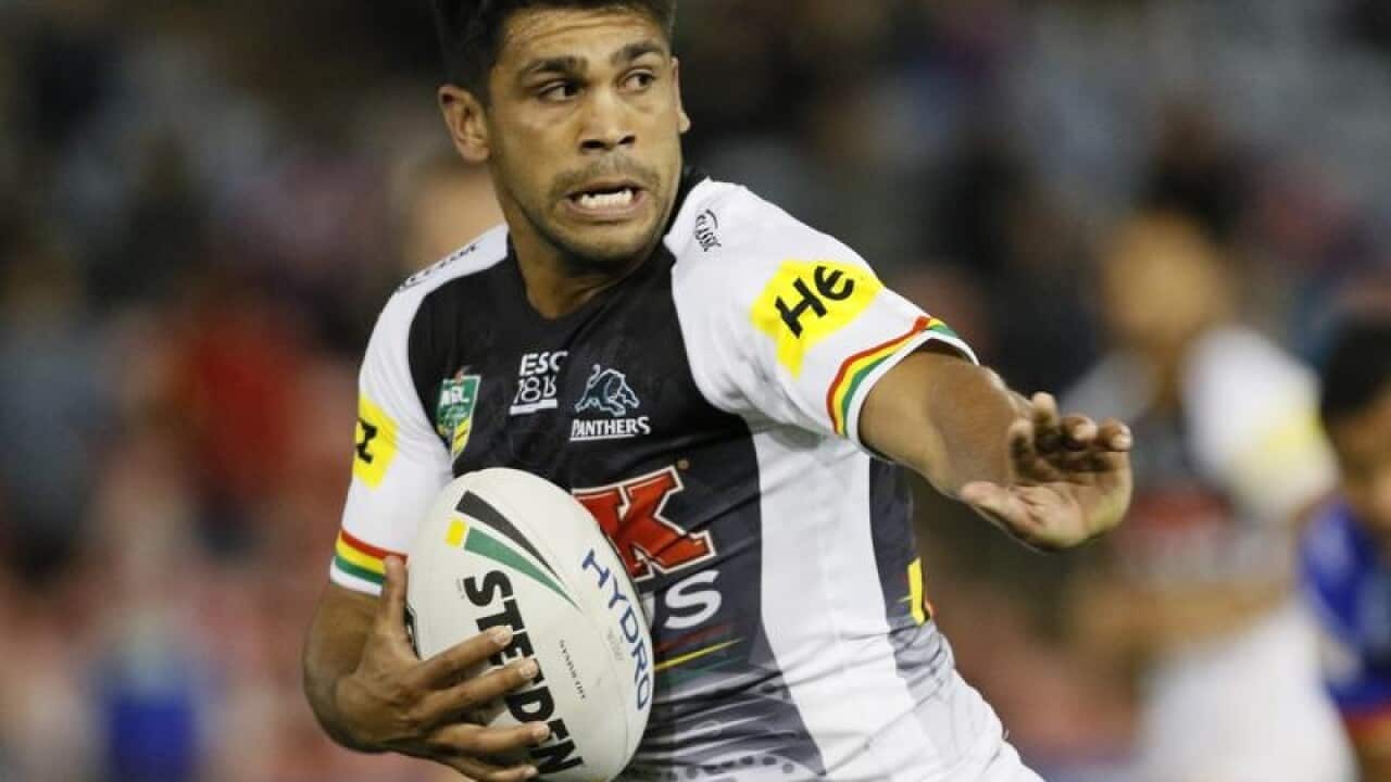 Penrith Panthers player Tyrone Peachey