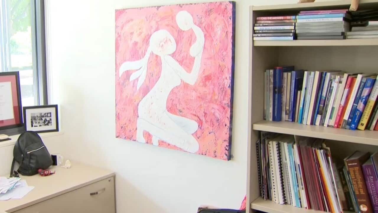 The office of WSU Professor Hannah Dahlen