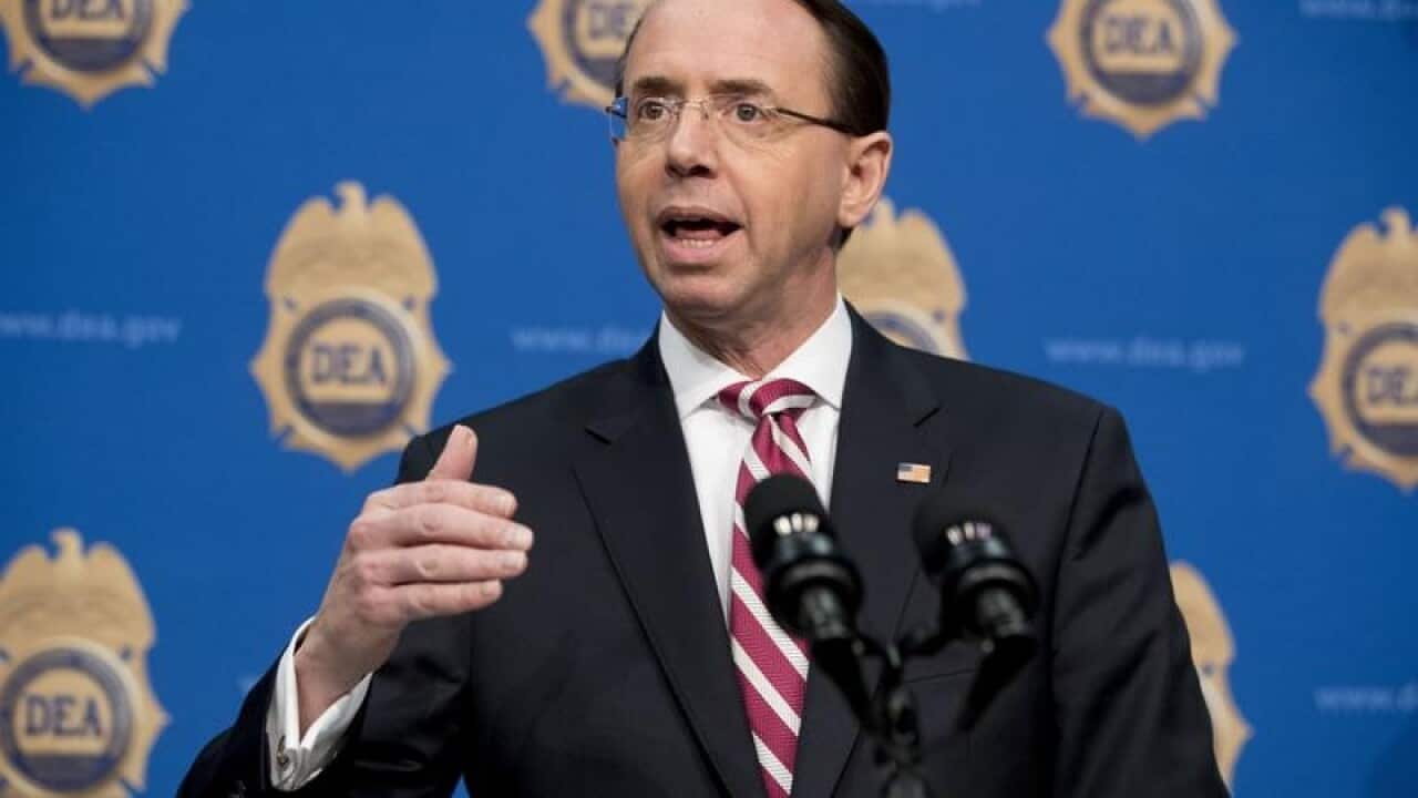 Deputy US Attorney General Rod Rosenstein