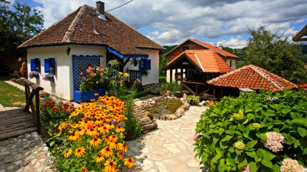 Serbian village house