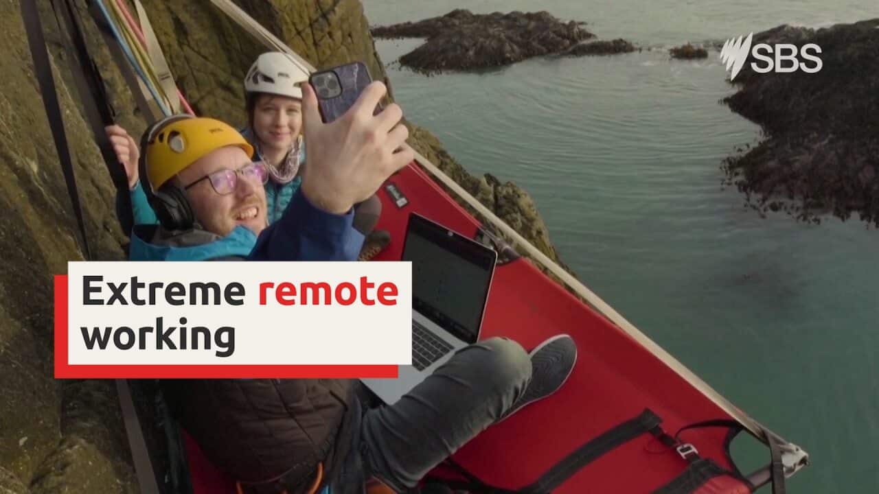 Extreme remote working: The cliff face office