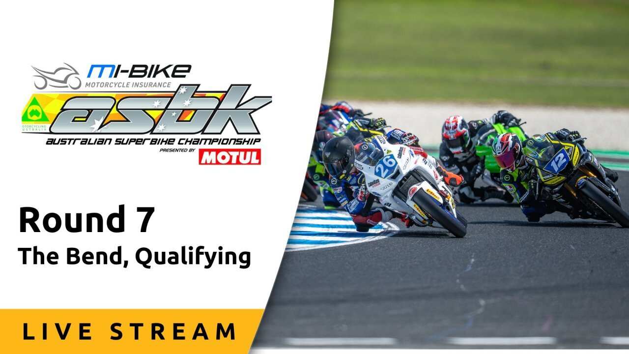 Round 7 Qualifying, The Bend - Live Stream - 2023 Australian Superbikes