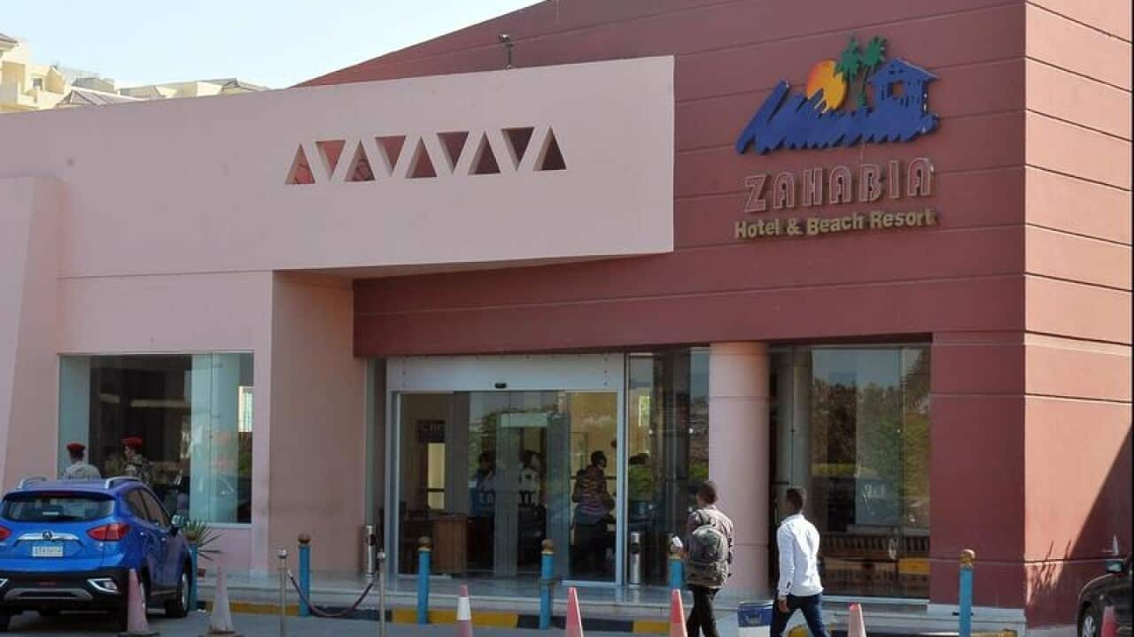 one of two beach resorts were a stabbing attack occured in Egypt