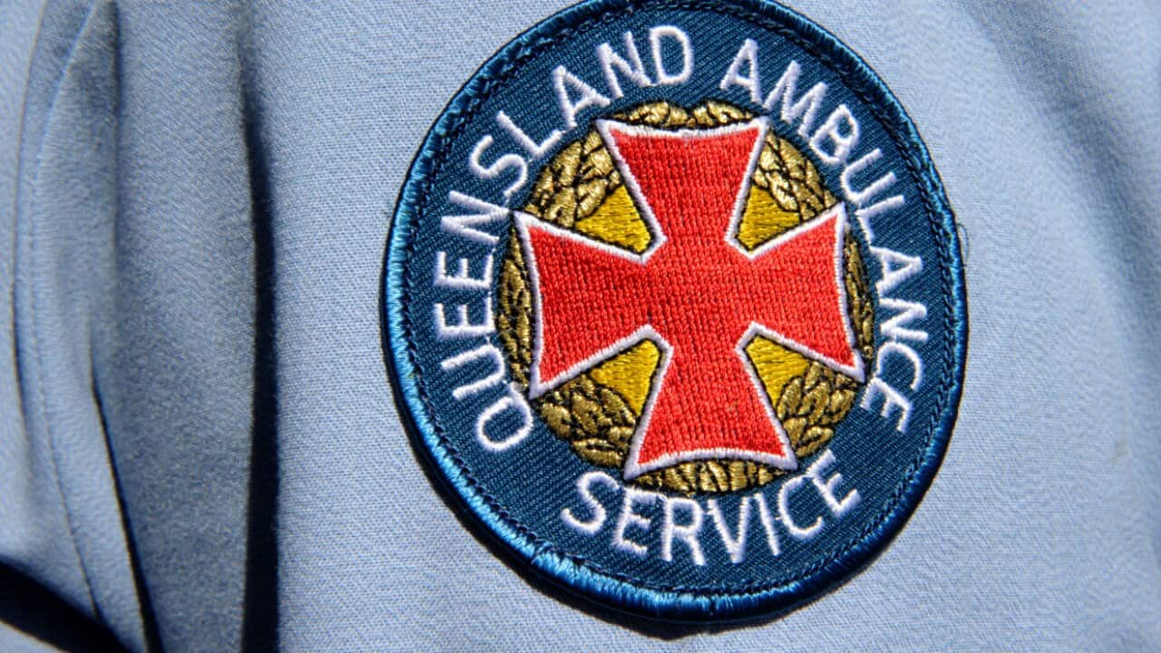 A file image of a Queensland Ambulance Service uniform. 