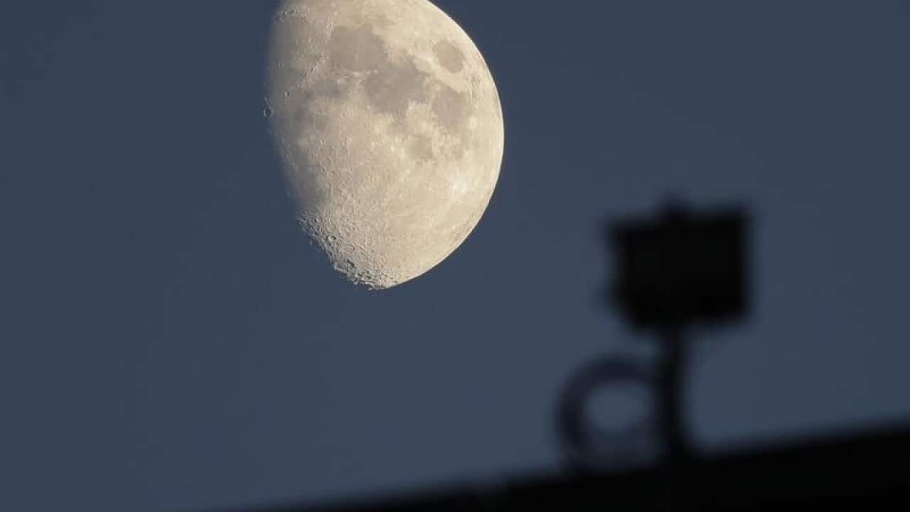 The moon from Seattle.