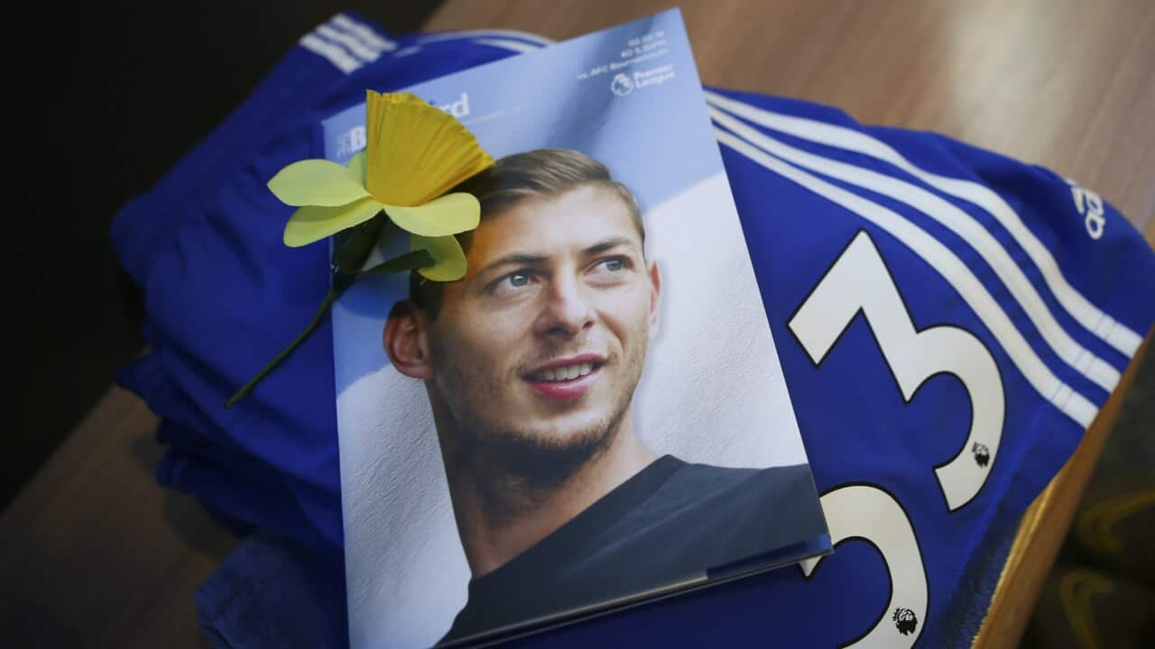 A Cardiff City match day programme remembering Emiliano Sala