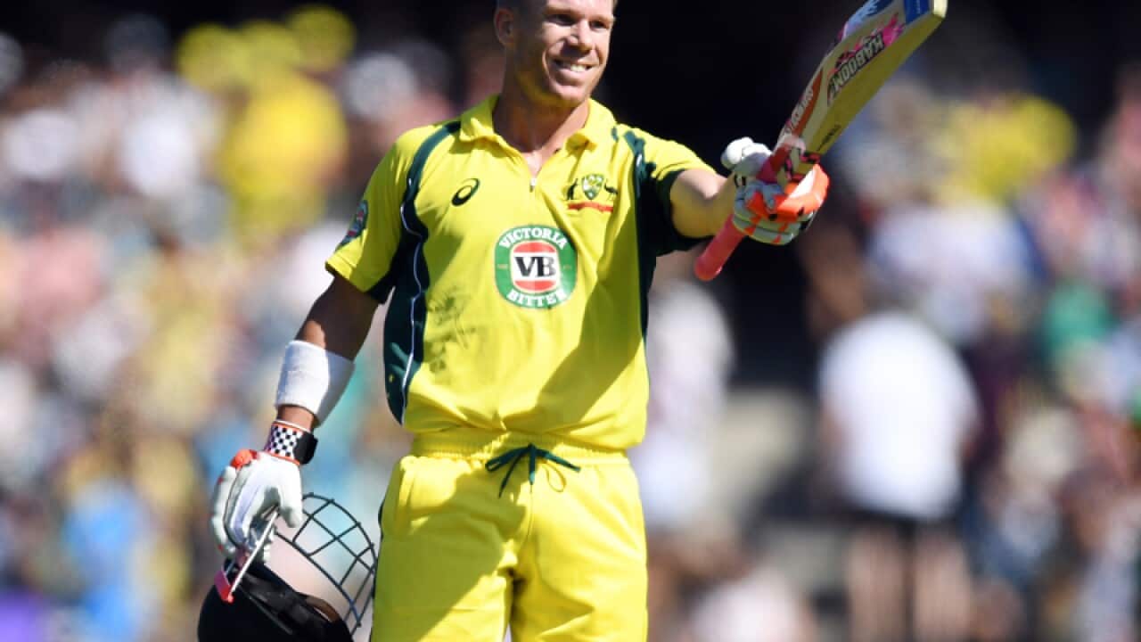 Australian batsman David Warner