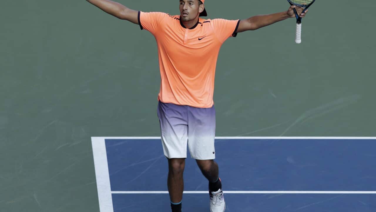 Australian tennis player Nick Kyrgios