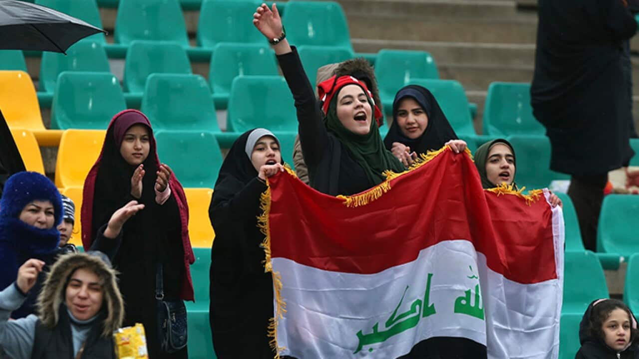 Iraqi football fans