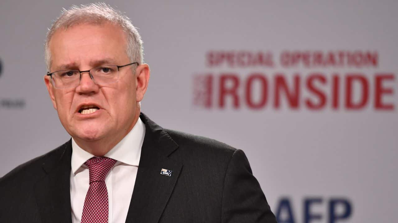 Scott Morrison has used a stunning international organised crime bust to pressure the opposition to back new wide-ranging surveillance powers.