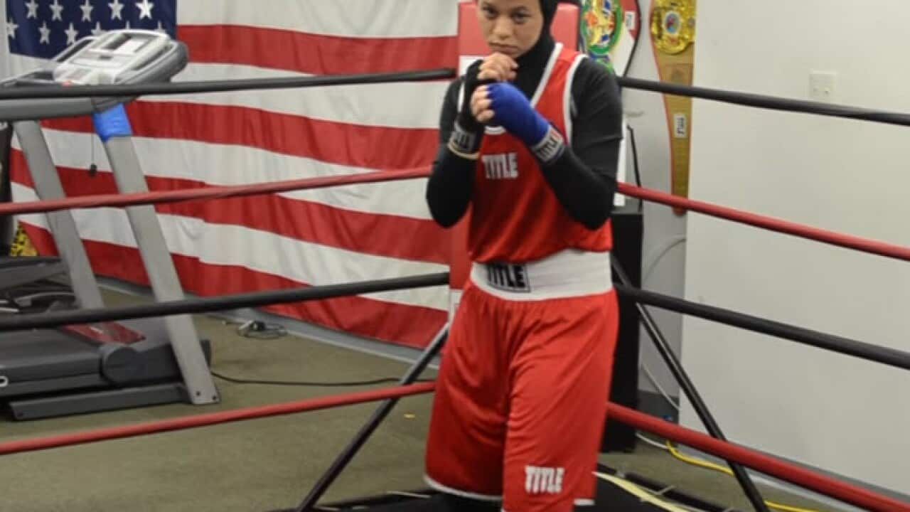 Amaiya Zafar boxing.