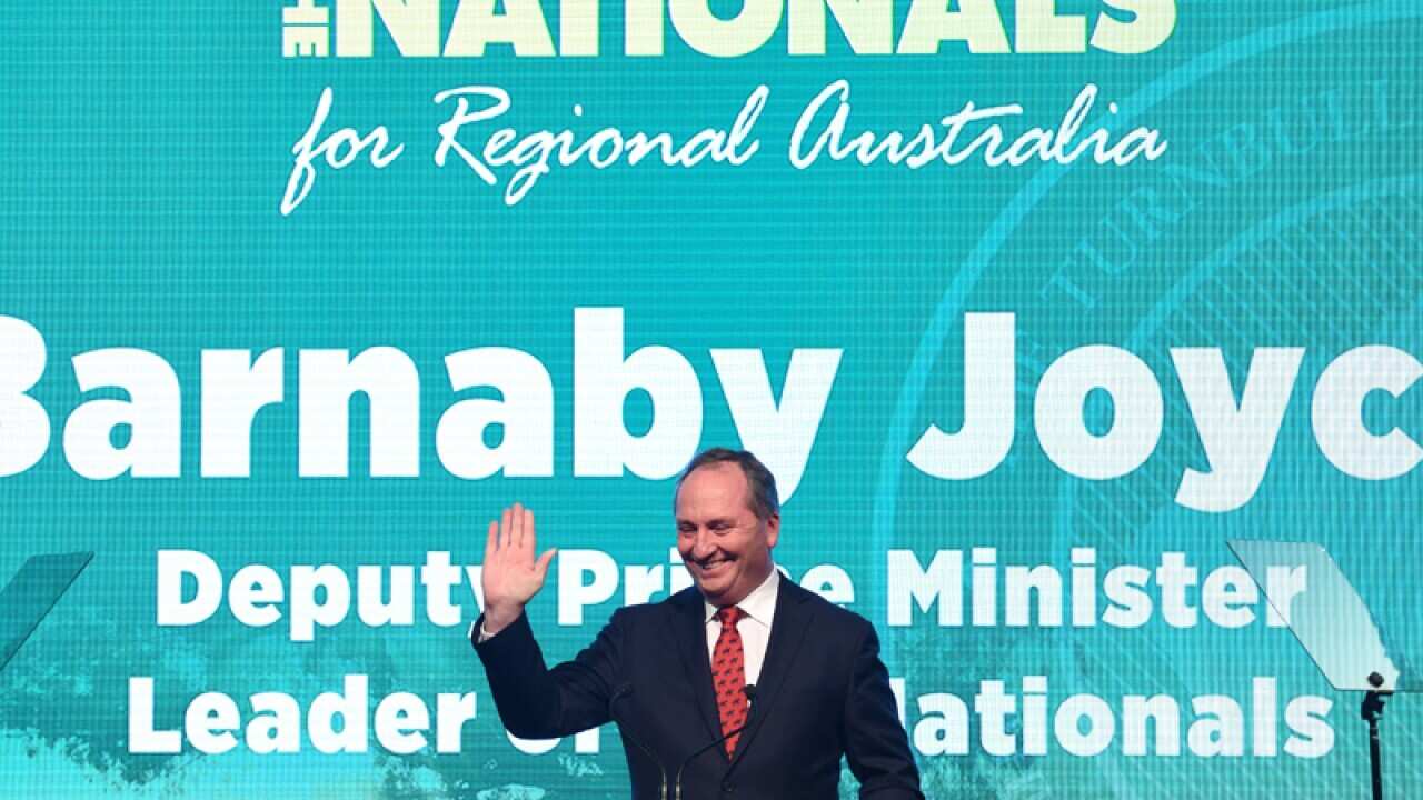 Deputy Prime Minister and leader of the National Party, Barnaby Joyce