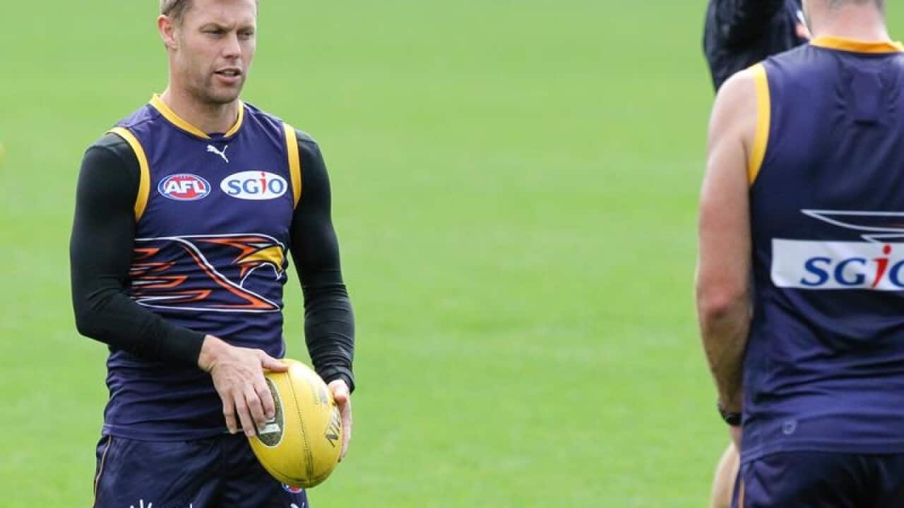 AFL EAGLES TRAINING MITCHELL