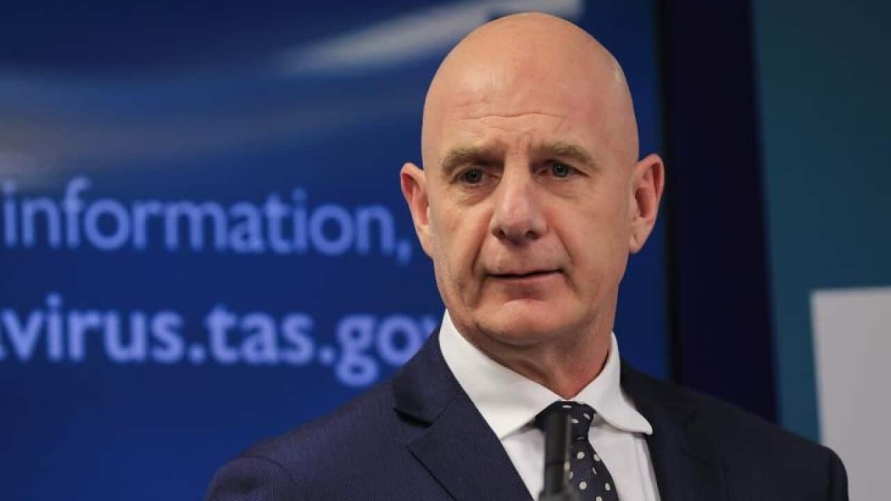 Tasmanian Premier Peter Gutwein has targeted a 90 per cent full vaccination rate for people over 16 by December 1.