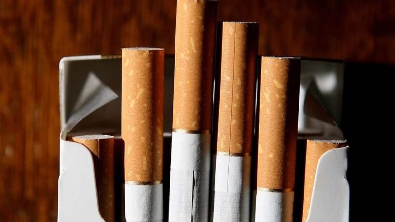 A packet of cigarettes