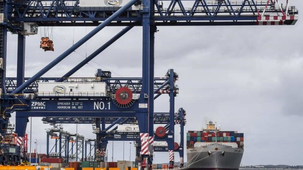 Port Botany Shipping Freight Terminal, Sydney.