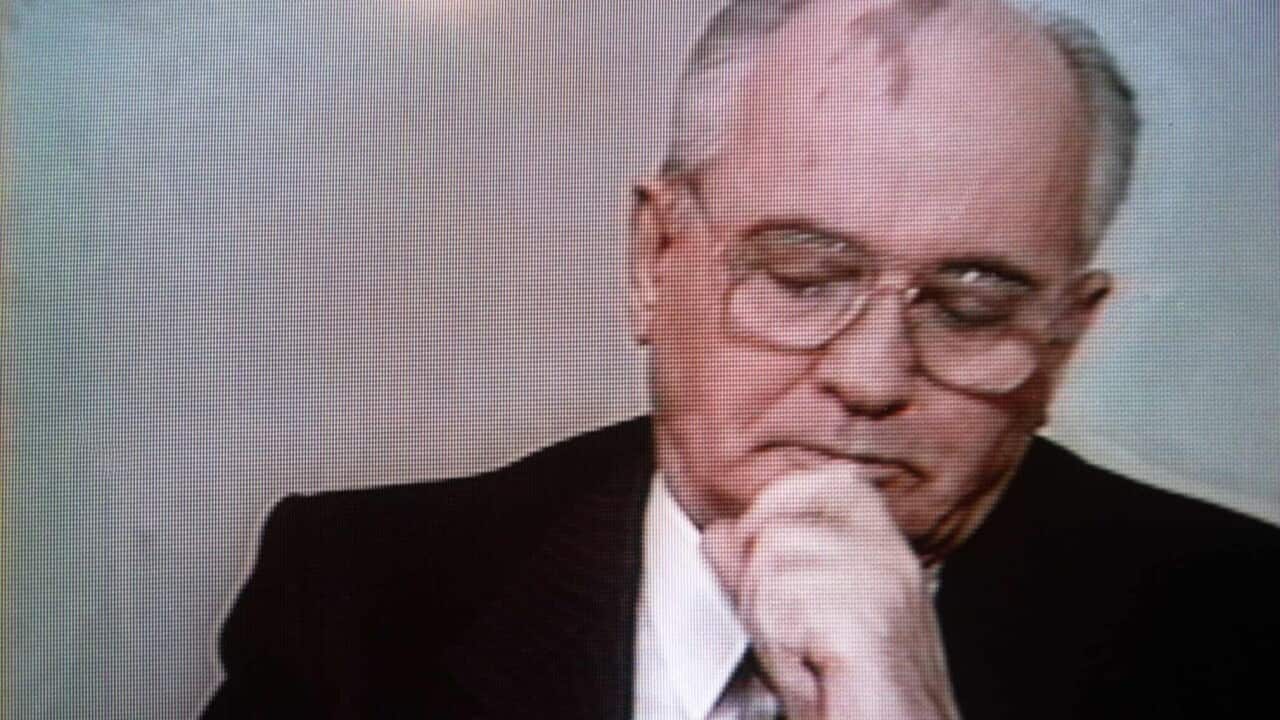 On 25 December 1991 Mikhail Gobachev announces his resignation on television and by the end of the year the USSR has collapsed.