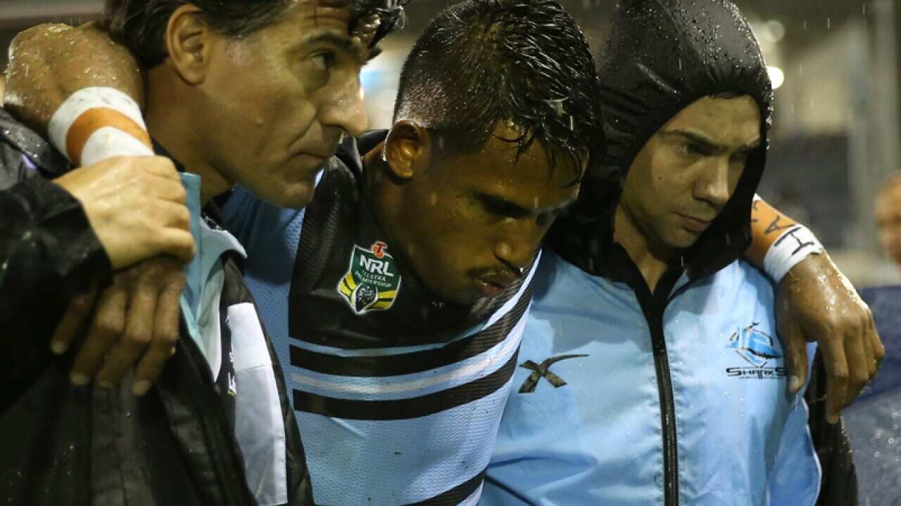 Ben Barba of the Cronulla Sutherland Sharks